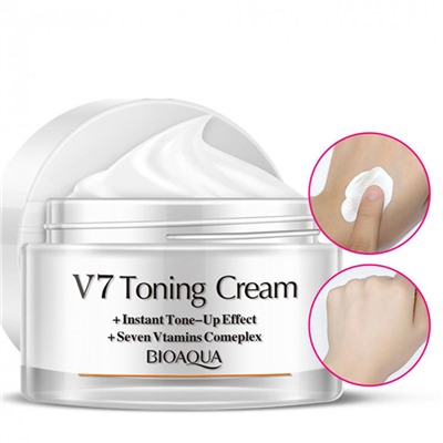 Дневной крем для лица Bioaqua V7 Toning Cream 50 g