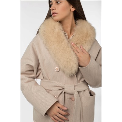 Пальто женское утепленное (пояс)