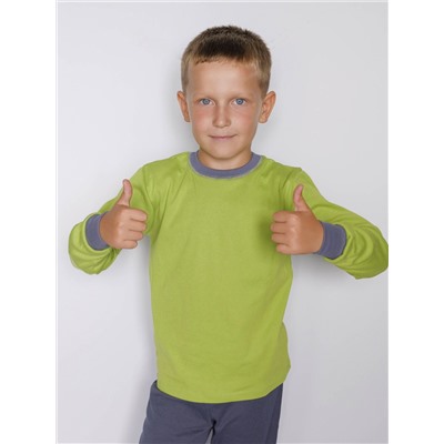Комплект для мальчика серо-зелёного цвета 74962-МС22