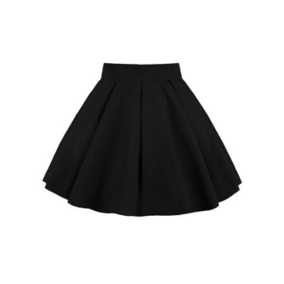Черная школьная юбка для девочки 83841-ДНШ19