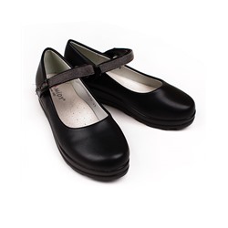 35874-ПТ18, Черные туфли для девочки 35874-ПТ18