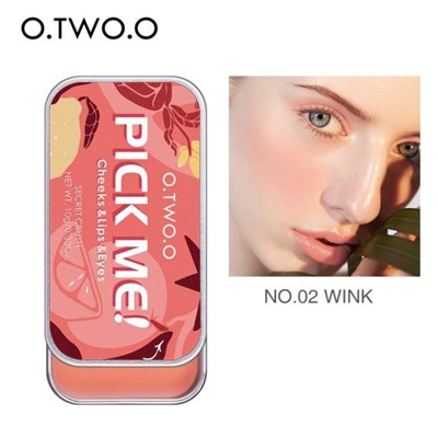 Многофункциональная палитра для макияжа O.TWO 3в1 Pick Me! 10g №02 Wink