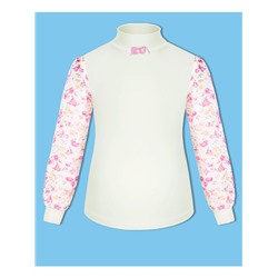 Молочная школьная водолазка (блузка) для девочки 82124-ДШ19