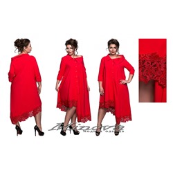 Платье №8551-красный