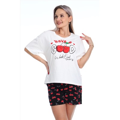 Пижама с шортами  Очарование 0-056