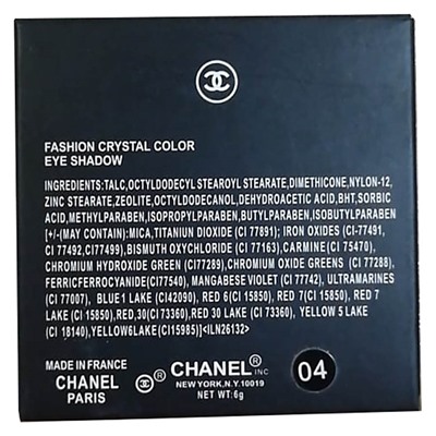 Тени для век C Fashion Crystal Color запеченные № 4 6g