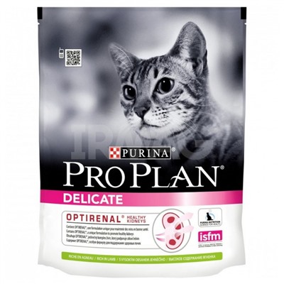 Корм для кошек Pro Plan Delicate с чувствительным пищеварением Ягненок (400 г)