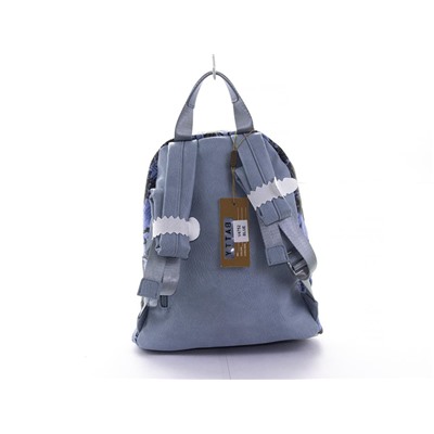 Рюкзак женский текстиль/кож.зам V4752 Blue