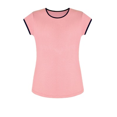 Розовая футболка для девочки 84593-ДС20
