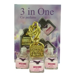Car perfume Moschino "Pink Bouquet" ( 3 in 1)
