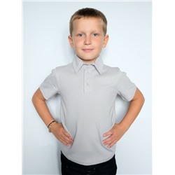 Серая рубашка-поло для мальчика 72746-МШ22